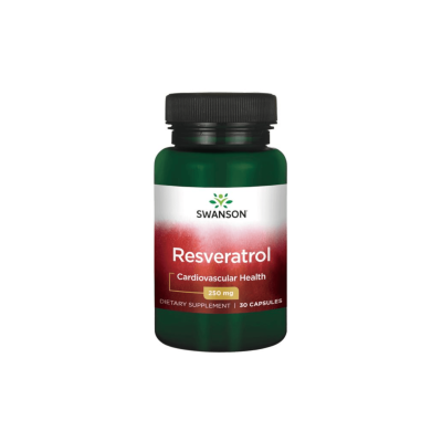 SWANSON RESVERATROLIS 250 mg minkštosios kapsulės, N30