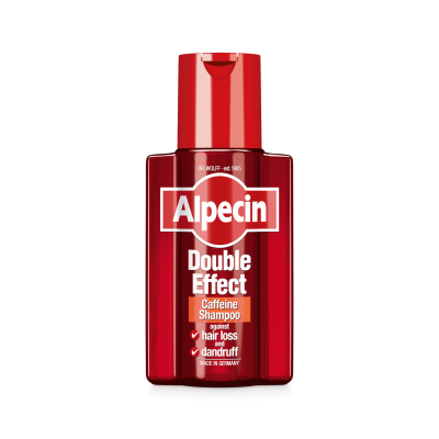 ALPECIN dvejopo poveikio šampūnas su kofeinu nuo pleiskanų ir plaukų slinkimo ALPECIN DOUBLE 200 ml