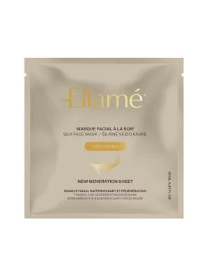 ELLAME šilkinė veido kaukė ANTI-AGING N1