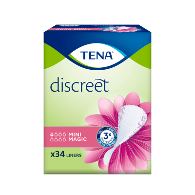 TENA Discreet Mini Magic įklotai, 34 vnt.