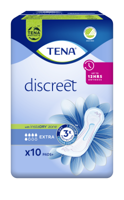 TENA įklotai Discreet Extra N10