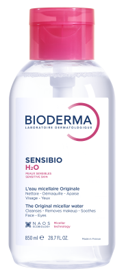 BIODERMA micelinis valomasis vanduo jautriai odai SENSIBIO H2O, 850 ml