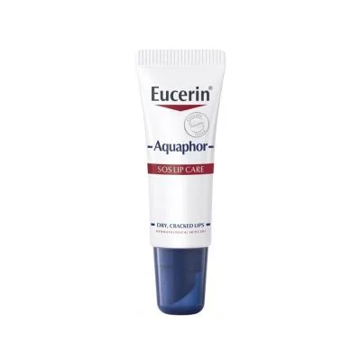 EUCERIN atkuriamasis lūpų balzamas AQUAPHOR SOS, nuo 3 m., 10 ml