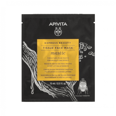 APIVITA veido kaukė su mastikos aliejais EXPRESS BEAUTY TISSUE N1