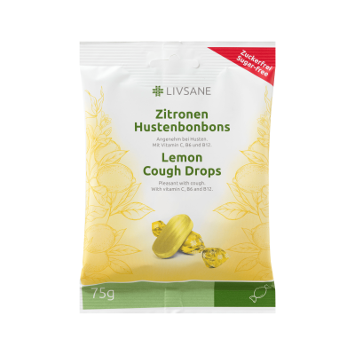 LIVSANE citrinos skonio ledinukai, be cukraus 75 g