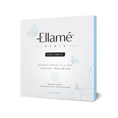 ELLAME šilkinė veido kaukė Hydro Complex, 2 vnt.