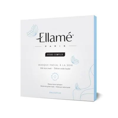 ELLAME šilkinė veido kaukė Hydro Complex, 2 vnt.