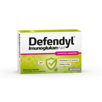 Defendyl Imunoglukan P4H kapsulės N30