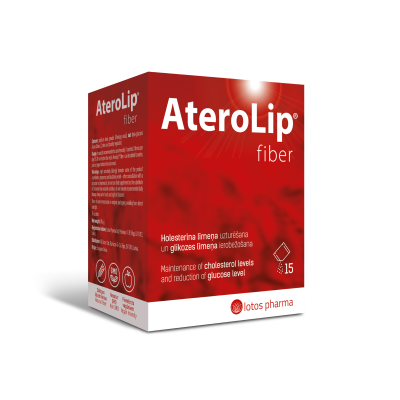 ATEROLIP Fiber milteliai geriamajam tirpalui paketėlyje, N15