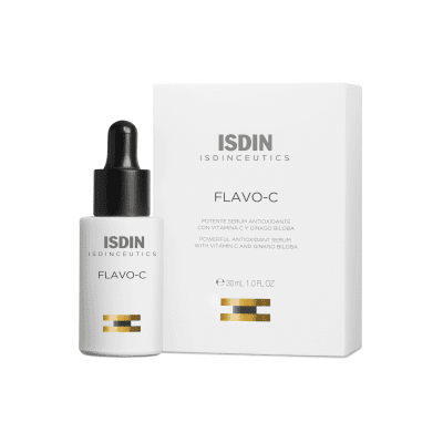 ISDIN jauninantis serumas su vitaminu C ir ginkmedžio lapų ekstraktu FLAVO-C, 30 ml