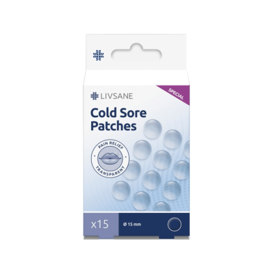LIVSANE pleistras nuo lūpų pūslelinės  N15