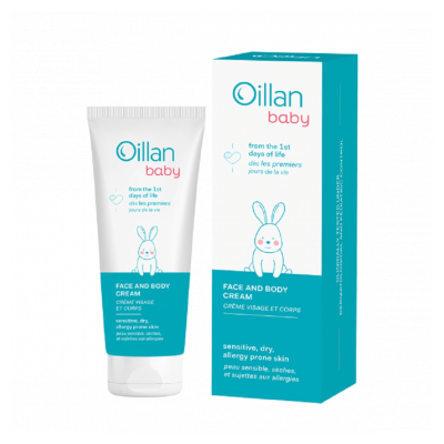 OILLAN Baby veido ir kūno kremas kūdikiams 75 ml