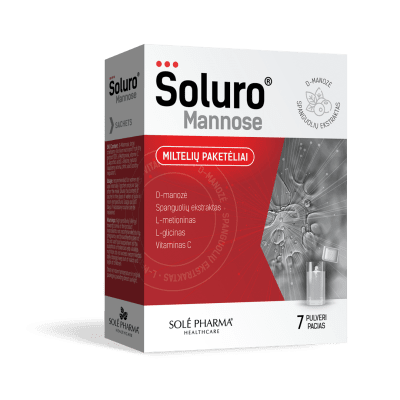  SOLURO D Manozė, aviečių skonio 2000 mg, N7 