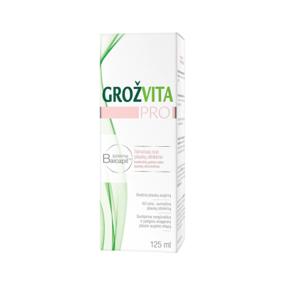Grožvita Pro serumas nuo plaukų slinkimo 125 ml