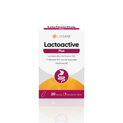 LIVSANE kapsulės LACTOACTIVE PLUS N20