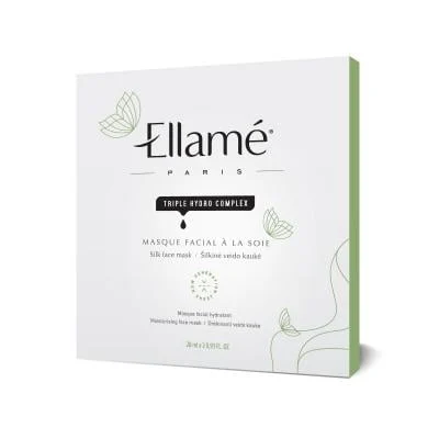 ELLAME šilkinė veido kaukė Triple Hydro Complex, 2 vnt.
