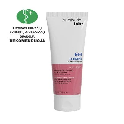 CUMLAUDE intensyviai drėkinantis intymios higienos prausiklis LUBRIPIU 200 ml