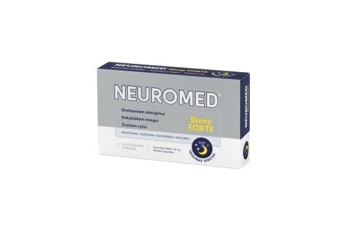 NEUROMED Sleep FORTE,  čiulpiamos tabletės, N30