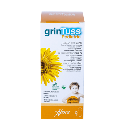 GRINTUSS Pediatric sirupas (vaikams), 180ml