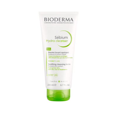 BIODERMA raminamasis prausiamasis balzamas į spuogus linkusiai odai SEBIUM HYDRA CLEANSER, 200 ml