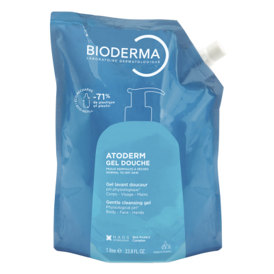  BIODERMA ATODERM GEL DOUCHE ECOREFILL prausiklis sausai odai 1L