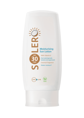 SOLERO SPF 30 nuo saulės poveikio saugantis drėkinamasis losjonas 200 ml