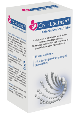 CO-LACTASE laktazės fermento lašai kūdikiams,10 ml
