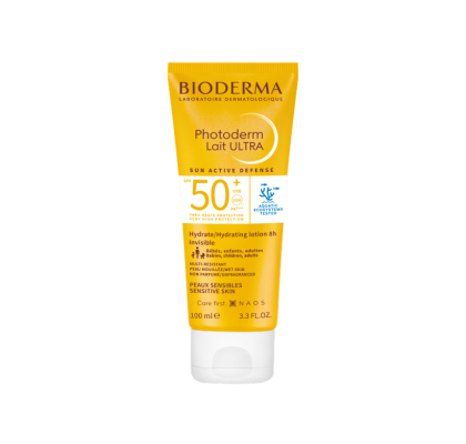 BIODERMA apsauginis pienelis nuo saulės PHOTODERM LAIT ULTRA SPF50+ 100 ml