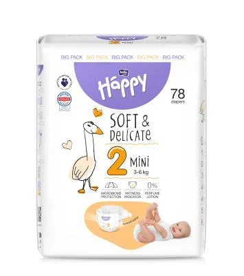 HAPPY sauskelnės vaikams Mini, 3-6 kg, N78