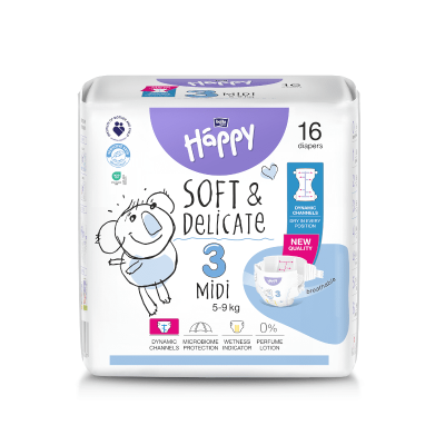 HAPPY sausk.vaik.Midi N16, 5-9 kg 