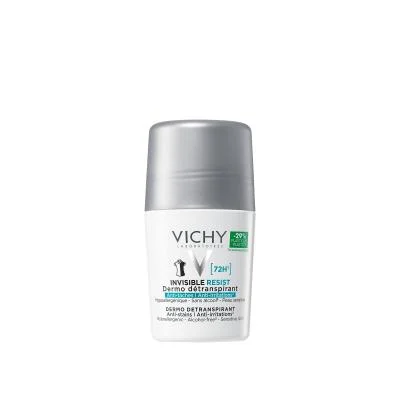 VICHY 72 val. antiperspirantas nuo prakaito dėmių, 50 ml