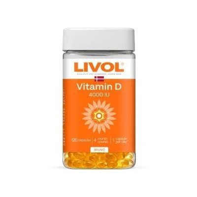 LIVOL EXTRA Vitaminas D 4000 TV, N120