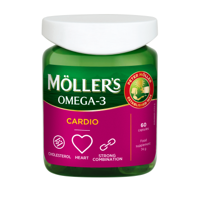 MOLLERS CARDIO Omega-3 kapsulės, N60 