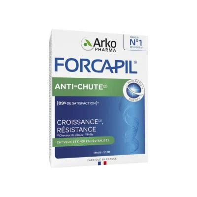 FORCAPIL ANTI-CHUTE, tabletės nuo plaukų slinkimo, N30