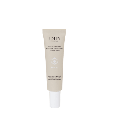 IDUN Minerals SKIN TINT drėkinamasis veido kremas su atspalviu SPF 30, Light/Medium Neutral Nr. 1418, 27 ml