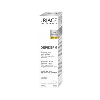 URIAGE, DEPIDERM kremas SPF50, nuo pigmentinių dėmių, 30ml