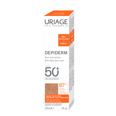 URIAGE, DEPIDERM kremas SPF50, nuo pigmentinių dėmių, 30ml