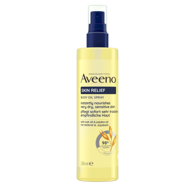AVEENO Skin Relief purškiamas kūno aliejus, 200ml