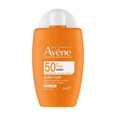 AVENE SUN ULTRA INVISIBLE apsauginė veido emulsija nuo saulės , SPF 50+ 50ML