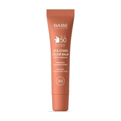 BABE apsauginis lūpų ir skruostų balzamas SPF50, NUDE, 20 ml
