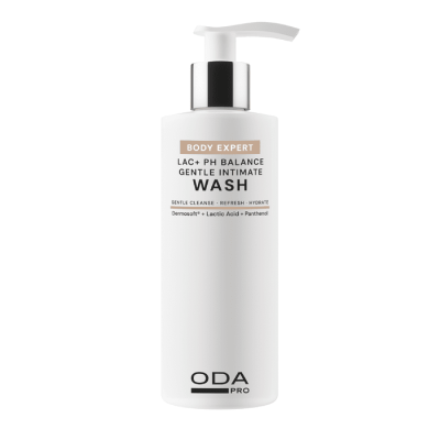 ODA PRO Švelnus intymios higienos prausiklis su pieno rūgštimi ir pantenoliu, 200 ml