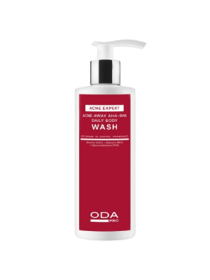 ODA PRO AHA-BHA kasdienis kūno prausiklis spuogų kontrolei 200ml
