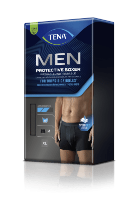 TENA Men Protective Boxer Black XL N1