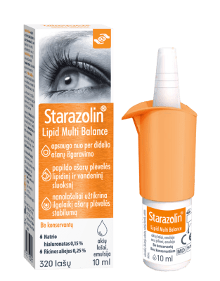 STARAZOLIN Lipid Multi Balance akių lašai, emulsija 10ml