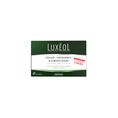 LUXEOL maisto papildai plaukų tankiui ir augimui (3 mėnesių kursas) N90