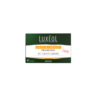 LUXEOL maisto papildai progresuojančiam plaukų slinkimui (3 mėnesių programa) N90