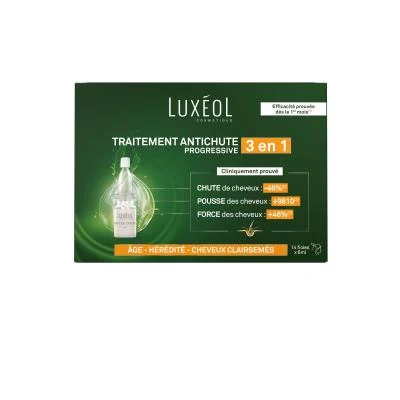 LUXEOL ampulės nuo progresuojančio plaukų slinkimo, 14 vnt x 7ml