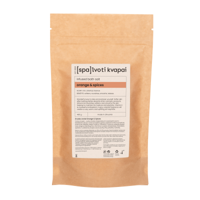 SPALVOTI KVAPAI Druska voniai Orange&Spices 400 g