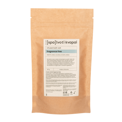 SPALVOTI KVAPAI Druska voniai Fragrance free 400 g