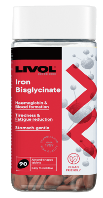  LIVOL Geležies bisglicinatas, N90 